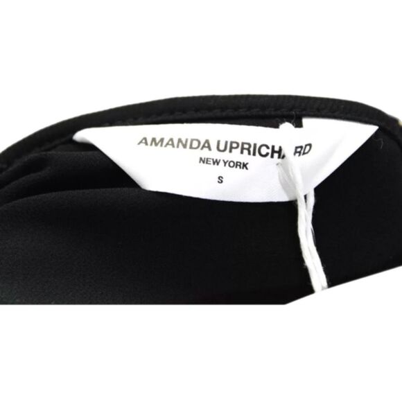 NWT Amanda Uprichard Bella Dona black fringed mini dress Size small - Picture 5 of 12